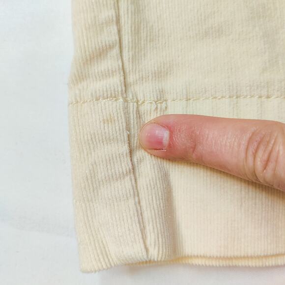 Avec Les Filles Wide Leg Cropped Corduroy Fisherman Pants 10 Preppy Academia - Picture 14 of 14